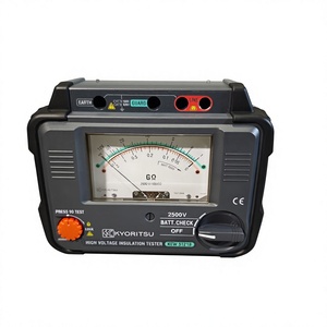 Mégohmmètre à aiguille haute précision KYORITSU KEW3121B 2500V pour la mesure de la résistance d'isolement des câbles de moteurs haute tension - Product Image 3
