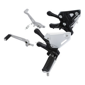 Soporte de pedales de clavija delantera negra para Kawasaki Z900 <span class=keywords><strong>Z</strong></span> 900 <span class=keywords><strong>ABS</strong></span> 2017 2023- - Product Image 4