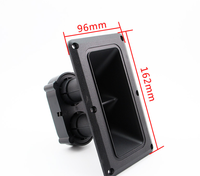 Haut-Parleur Tweeter Piézo Buzzer en Gros, Haut-Parleur Circulaire à Pavillon, Noyau de Corne, Embouchure à Vis, Accessoires de Haut-Parleur en Plastique