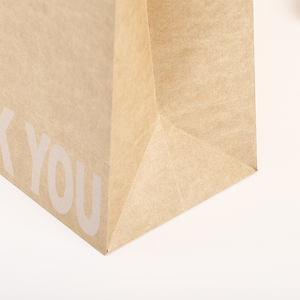 Wholesale Custom Kraft Paper <b>Bag</b> for Fast Food <b>Bread</b> Baked Coffee Shop Supermarket for Candy Sushi Takeaway Packaging Low Price - Product Image 3