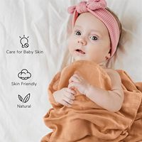 Ensemble de draps pour bébé en coton 100% imprimé QD Tex, garçons et filles, tissu de couverture en mousseline pour serviette de bébé
