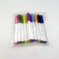 Fabricación Oem No Tóxico 12 Colores 4,5mm Punta Jumbo Marcadores de acuarela Rotuladores Pantone con colores personalizados