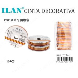 Nastro Decorativo Ilan 1 Cm X 2.7 M Colori Bandiera Spagnola 10 Pezzi - Product Image 1