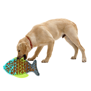 Hersteller Großhandel Silikon Slow Feeder Pad Hund lecken Matte Fisch Delphin Design - Product Image 5