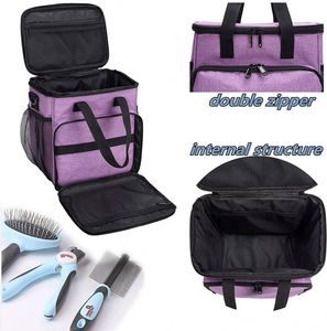 Free Sample Pet Grooming <b>Tote</b> <b>Bag</b>, <b>Cat</b> Grooming Tools Organizer <b>Bag</b>, Dog Grooming Supplies Organizer Storage for Pets Grooming - Product Image 3