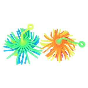 2025 Factory TPR Elastic Toy Yoyo Noodle Toy String Stretch and Spin Stress Puffer Ball Toy for Children Promotional - Product Image 5