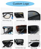 Lunettes de soleil polarisées UV400 en acétate, unisexe, de luxe, pour homme et femme, avec logo personnalisé, pour la conduite en extérieur, vente en gros