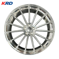 Jantes monobloc en aluminium de qualité aérospatiale 18 19 20 pouces PCD 5x112 5x120 5x114.3 finition brossée argentée pour BMW Série 3