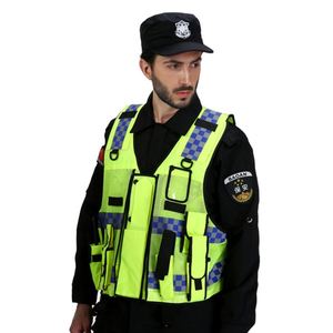 Gilet de sécurité moto réfléchissant personnalisé pour l'été, vêtement haute protection avec gilet tactique fluorescent pour la circulation - Product Image 1