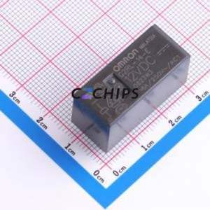 G2RL-14-E DC12 Power Relay DIP,12.5x28.8mm 12V 1 Changeover: 1C (SPDT-Changeover)::: 440V-AC/300V-DC Silver Alloy (Cadmium Free) - Product Image 1