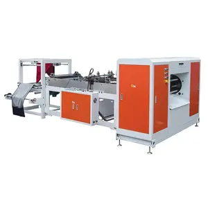 Machine de fabrication de sacs à provisions pour t-shirt en polyéthylène pp pe machine de fabrication de scellage et d'emballage pl