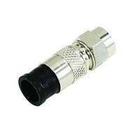 Conector F de compresión para extremos de cable coaxial RG6