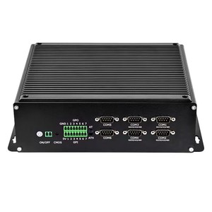 Ordinateur industriel embarqué 6xCOM Core I5-8305G I7-8705G 2x2.5G LAN 4xHD 4K 14Pin GPO PC d'automatisation industrielle Win11 4G SIM - Product Image 3
