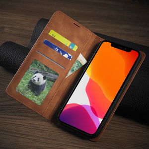 Forwenw Business Case per <span class=keywords><strong>iPhone</strong></span> 17 AIR 16 16E 15 SE 6 7 8 Plus XS XR 11 12 13 14 Mini Pro Max TPU Flip <span class=keywords><strong>Cover</strong></span> in pelle PU - Product Image 5