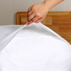 Venta al por mayor de calidad del hotel sábanas planas tamaño king edredones bordados blancos cobertores Jacquard cómodo juego de cama para la tienda - Product Image 5