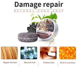 Barra de champú de jabón con ingredientes orgánicos naturales hechos con etiqueta privada de Venta caliente, barra de champú orgánica hecha a mano de varios tipos - Product Image 4