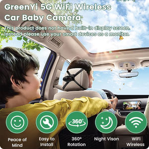 GreenYi-<span class=keywords><strong>Caméra</strong></span> <span class=keywords><strong>de</strong></span> <span class=keywords><strong>surveillance</strong></span> <span class=keywords><strong>sans</strong></span> <span class=keywords><strong>fil</strong></span> HD 720/5G <span class=keywords><strong>pour</strong></span> siège arrière <span class=keywords><strong>de</strong></span> <span class=keywords><strong>voiture</strong></span>, <span class=keywords><strong>pour</strong></span> iPhone, iPad, téléphone Android, 2.4 P, WIFI - Product Image 4