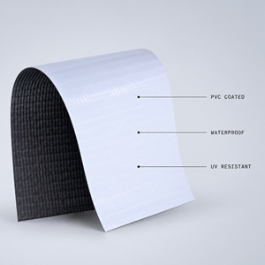 Rouleau de tissu non tissé uni teint, largeur 67 pouces, poids moyen, matériau blanc pour l'impression et la publicité - Product Image 3