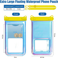 Vente en gros de coque étanche de grande taille flottante pour téléphone portable pochette étanche OEM ODM pour téléphone portable