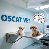 OSCAT Veterinär-Klapptisch Wandmontierter Untersuchungstisch für Haustiere Edelstahl Schwerlasttisch für Katzen Hunde Tierarztpraxis