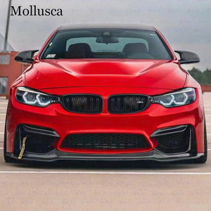 For 3 Series F80 <b>M3</b>/F82 M4 V Style Carbon Fiber Front Lip Front Bumper Front Shovel Accessory Kit 2013-2019 - Product Image 6