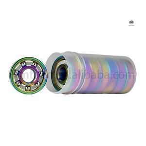 Rodamientos de Bolas de Acero de Ranura Profunda Originales de Fábrica, Nuevos, 608 627, para Patines en Línea y Quad, con Recubrimiento de Titanio Colorido - Product Image 1