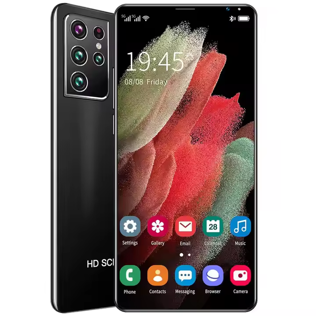 Big Battery Unlocked S21 Ultra 5 Inch Mobile Phones Dual SIM 512m+4g Smart Phone Low Price Big Battery Android SmartPhones