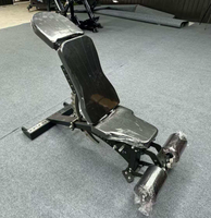 Banc de musculation professionnel multifonctionnel Dragon Spine réglable avec 4 ajustements rapides pour haltères, idéal pour l'entraînement commercial