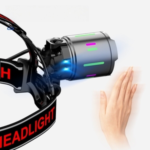 Wason Chất lượng cao mạnh mẽ focusable 500 mét chùm dài hiển thị kỹ thuật số đèn pha cảm biến ngân hàng điện Head Torch cho câu cá - Product Image 4