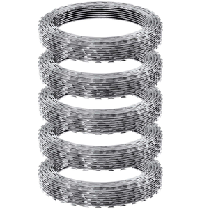 Fil barbelé concertina galvanisé Yuking de haute qualité, fil barbelé croisé en fer, calibre 2,5-3,0 mm, bobine de fil barbelé pour clôture - Product Image 2