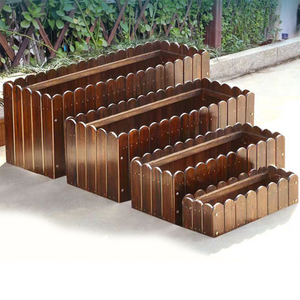 KAVASS Jardinières populaires en <span class=keywords><strong>bois</strong></span> pour plantes d'intérieur durables bon marché grandes jardinières décoratives d'extérieur Pot pour parc cour - Product Image 6