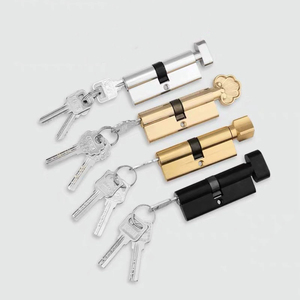 Cerradura Universal de Latón de 70 mm para Puertas Interiores de Madera, Puertas de Dormitorio, Cerraduras con Manija y Múltiples Acabados - Product Image 1