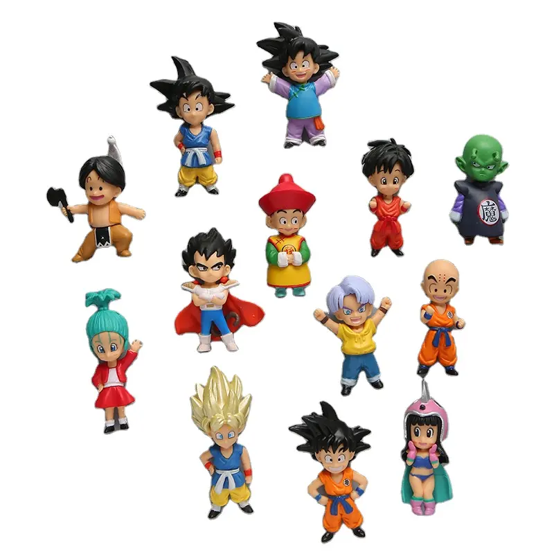 Magneti frigo 3D Cartoon Anime Dragon magneti frigo personalizzato Son Goku decorazione auto ciondolo bambola in PVC ciondolo magneti frigo