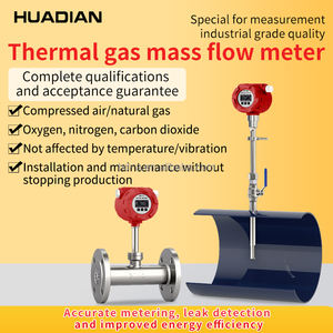 Alat Ukur Aliran Massa Udara Termal dengan Layar LCD Atex 4-20ma Ss304, Alat Ukur Aliran Massa <span class=keywords><strong>Gas</strong></span> Termal Berflens Rs485 Ss316l Lpg - Product Image 2
