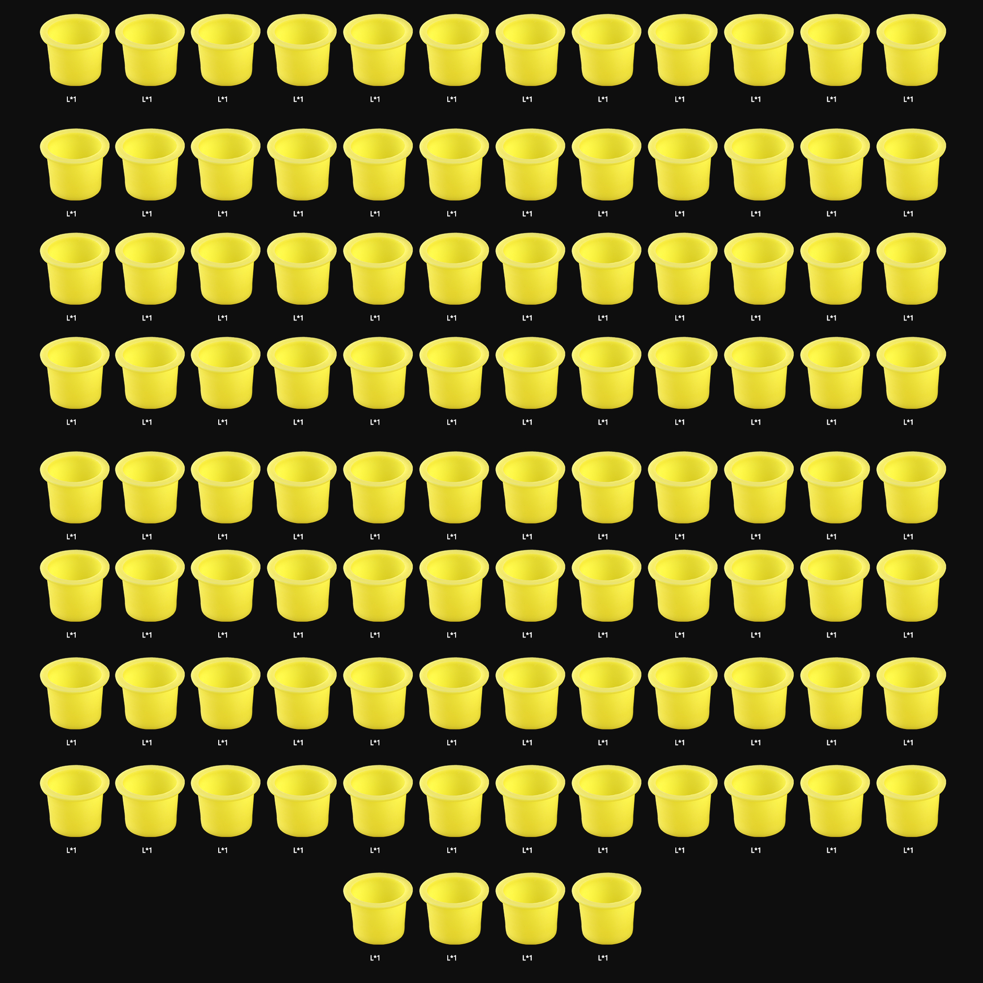 100Pcs L