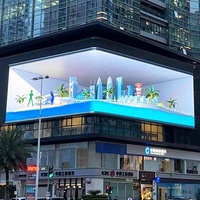 Affichage LED créatif grand format 3D pour extérieur, haute luminosité, vision à l'œil nu, système complet P4 P5 P6 P8 P10 DDW, garantie 5 ans