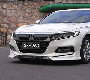 Lèvre de pare-chocs avant blanche style SK-260, diffuseur de pare-chocs avant, kit carrosserie pour Honda Accord 10ème génération 2018-2021, accessoires auto - Product Image 5
