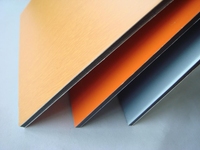 Panel Compuesto de Aluminio PVDF ACP de 4 mm * 0,21 0,3, Panel ACM Ignífugo Irrompible para Revestimiento de Paredes Exteriores de Edificios, Material de Decoración