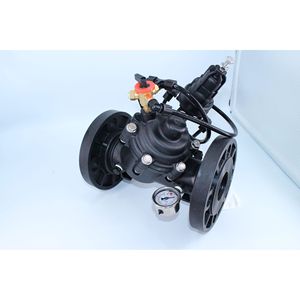 Válvula de Presión para Riego Agrícola DN50, Rosca Interna, Tipo Piloto de Plástico, Normalmente Abierta, Unidireccional, Electrónica/Manual, DC9V - Product Image 2