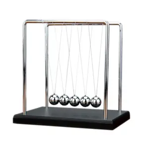 Thú vị Newton Cradle billiard Pendulum văn phòng nghiên cứu trang trí kim loại thủ công cân bằng Bảng trang trí