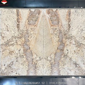 Panel de Pared Interior de Mármol Patagonia Retroiluminado, <span class=keywords><strong>Gran</strong></span> Formato, Translúcido, Piedra Pandora, Diseño Book Match, para Villas Modernas de Lujo en China - Product Image 4