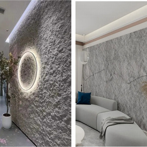 Papel Tapiz Moderno de Fibra de Cemento Modificado, Flexible, con Aspecto de Piedra Natural, Impermeable, Resistente <span class=keywords><strong>al</strong></span> Fuego, para Interiores y Exteriores, Hogar, Hotel, Salón - Product Image 4