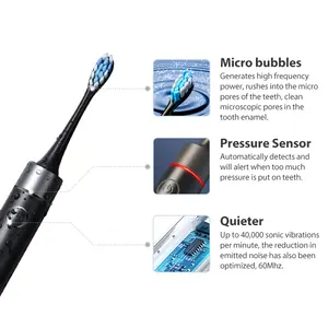 Bitvae P80 Electric Toothbrush With Pressure Sensor