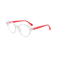 Gafas Redondas Pequeñas Retro de Acetato, Montura Óptica de Moda, Gafas de Diseño Coloridas