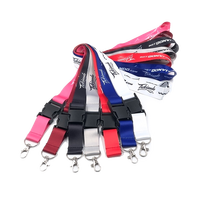 Lanière personnalisée avec impression couleur intégrale, lanière en polyester par sublimation avec accessoires, lanière personnalisée