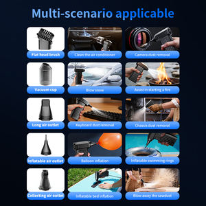 Ventilateur souffleur d'air turbo sans fil ODM 4000 mAh, 140000 tr/min, mini ventilateur puissant, fonction anti-poussière pour clavier et neige - Product Image 6