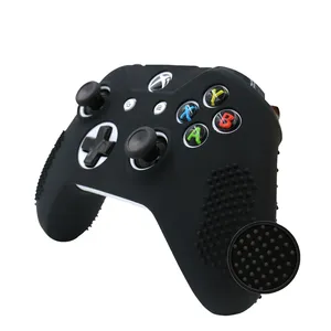 Soft Anti-slip Silicone Controller Cover Skins Thumb Grips Protective Case for Microsoft X box One S Controller