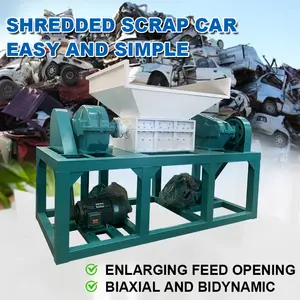 Recycling Machine Shredder Machine To Grind Tire Scrap Tire Cutting Machine