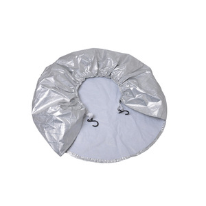 Tire <b>Cover</b> 29 Inch Silver Aluminum PVC Waterproof Winter RV Tire <b>Protector</b> - Product Image 1