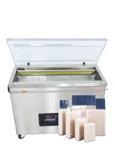 DZ-850 semi auto desktop vacuum sealer mini vacuum packaging machine for food rice meat fish food grains wheat and rice